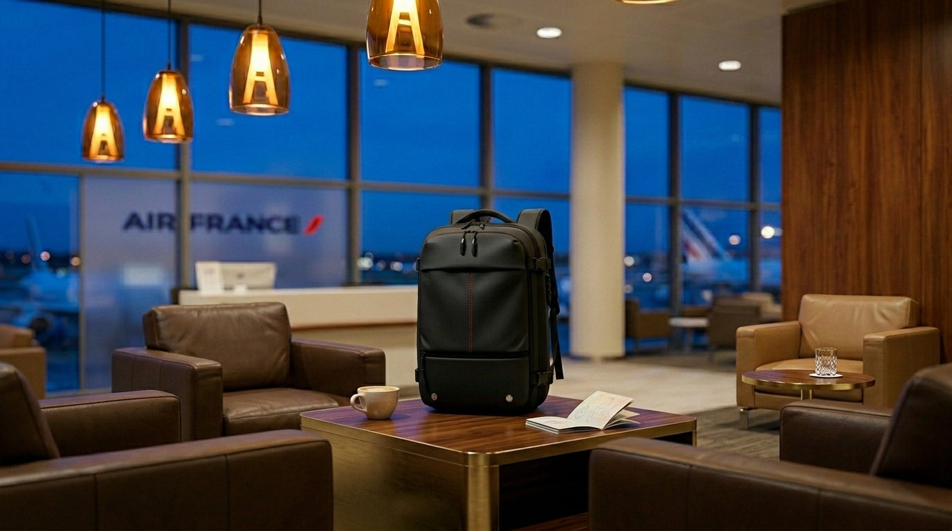 Sac cabine compressible conforme aux dimensions bagage cabine Air France 2026
