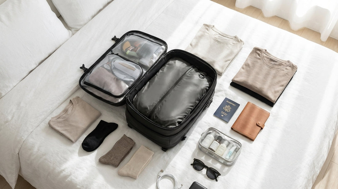 Voyager 7 jours avec un sac cabine à compression sous vide : la méthode étape par étape