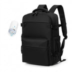 Sac cabine à compression sous vide noir 35L Olyneia — format 40×30×20 cm compatible gabarit Ryanair EasyJet