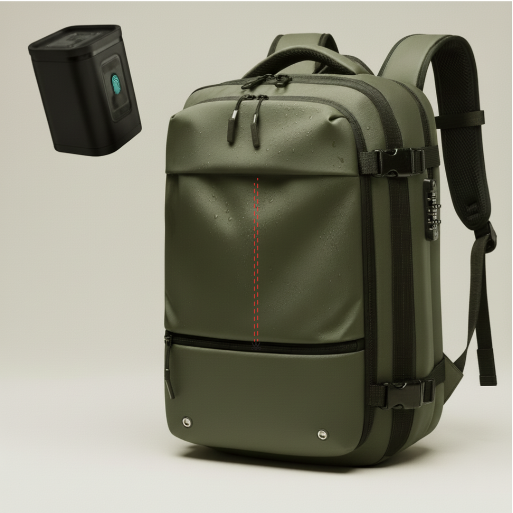 Sac Cabine Olyneia Voyager Pro – Antivol TSA, Compression Sous Vide, Extensible 55L Olyneia