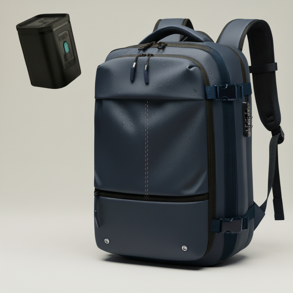 Sac Cabine Olyneia Voyager Pro – Antivol TSA, Compression Sous Vide, Extensible 55L Olyneia