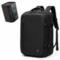 Sac à dos cabine Escale 35L noir avec pompe USB rechargeable, compression sous vide, Olyneia