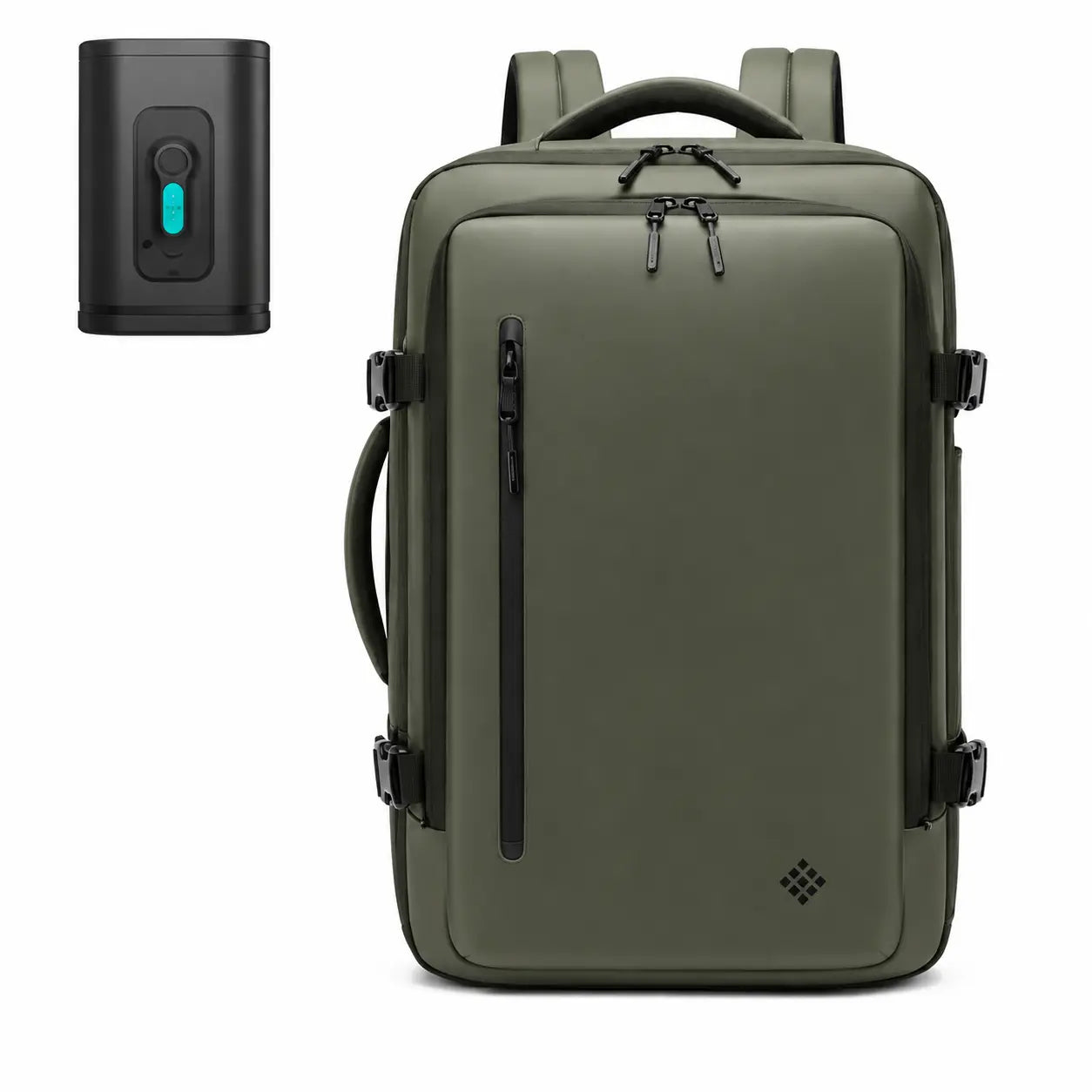 Sac Cabine Escale 35L vert kaki — sac de voyage cabine compression sous vide — Olyneia