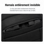 Sac Escale 35L harnais dissimulé — fixation trolley intégrée pour connexions longue distance — Olyneia