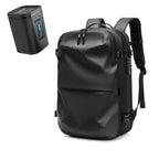 Sac cabine compression sous vide Voyageur Alpha 55L coloris noir avec pompe USB rechargeable incluse — Olyneia
