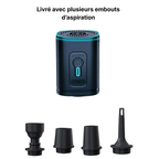Pompe USB de compression sous vide avec embouts d’aspiration pour sac cabine Olyneia Voyageur Pro