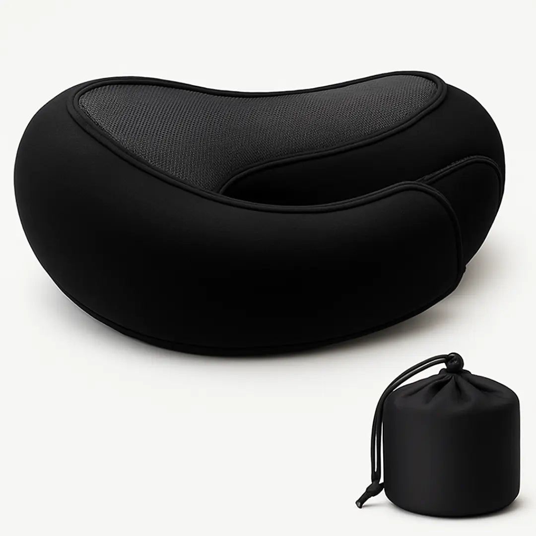 Oreiller de voyage Olyneia – Mémoire de forme ergonomique Olyneia